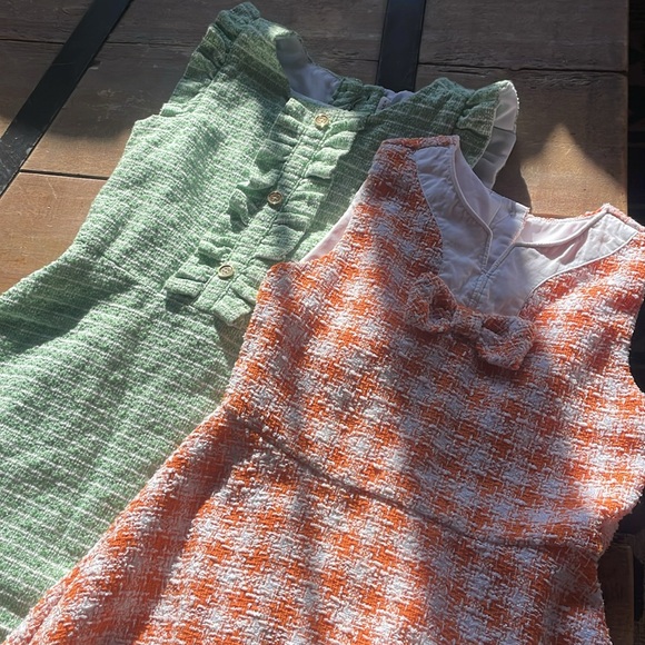 Janie And Jack orange and white tweed - Picture 8 of 8